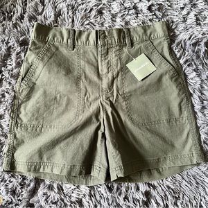 NEW Women’s Size 0 Eddie Bauer Adventure Ripstop Shorts High Rise (Carbon Color)